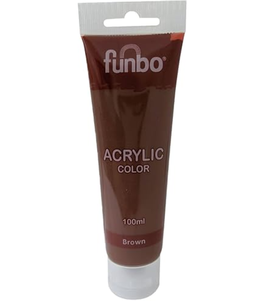 Funbo Acrylic TUBE 200ml 85 RAW UMBER FO-AC-200-085